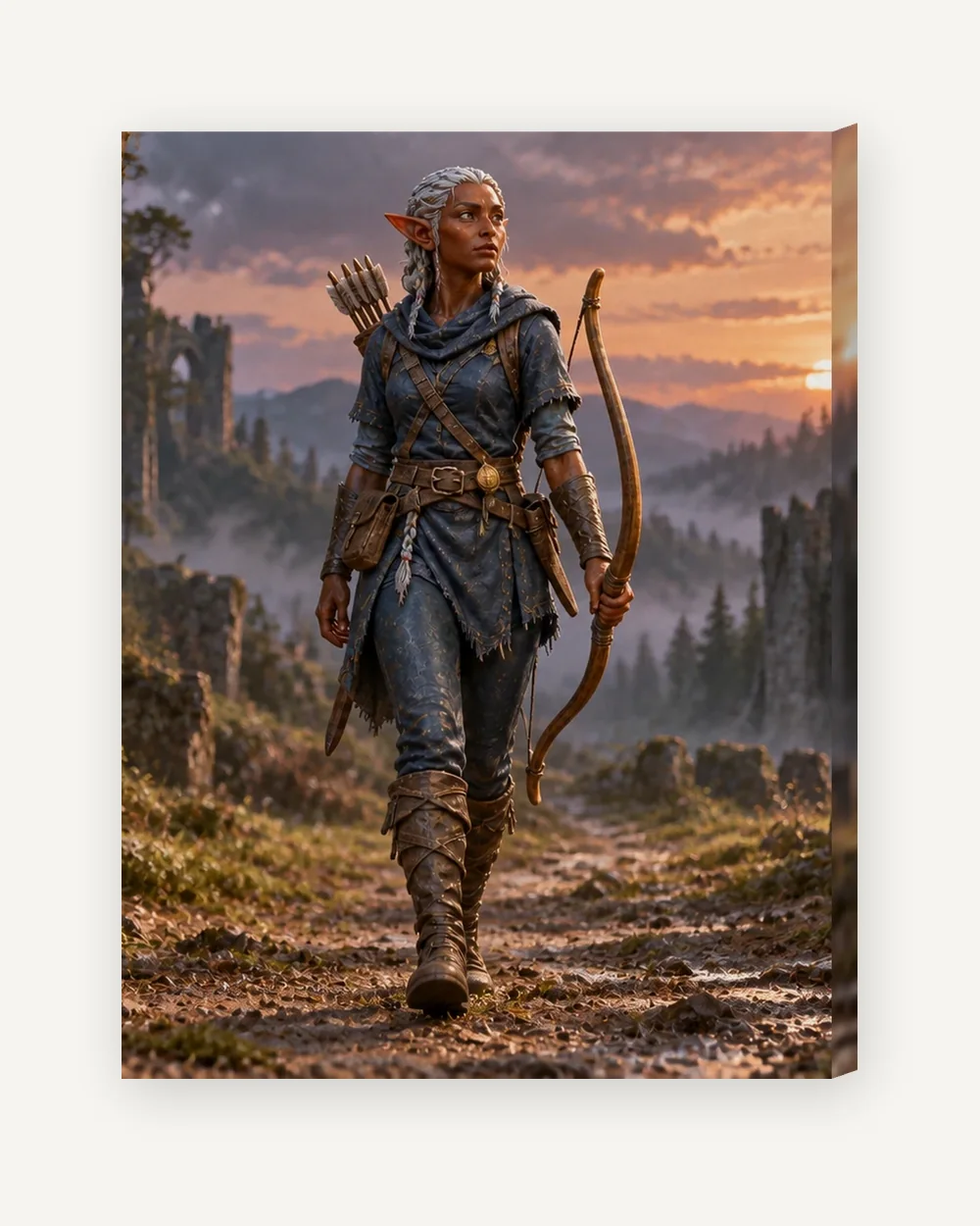 Canvas, shown with example artwork