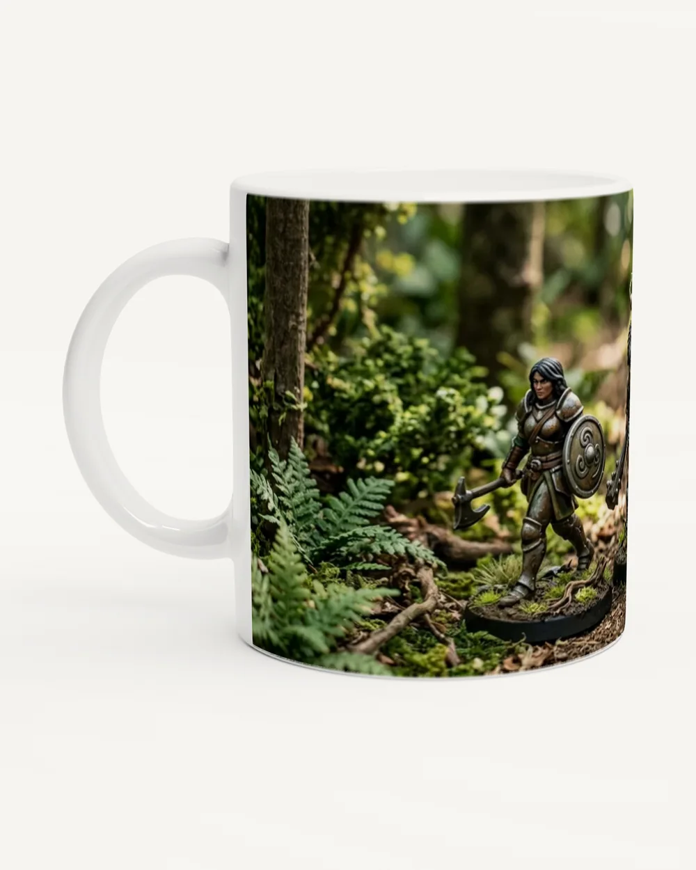 Mug, 11 oz, shown with example artwork