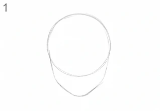Step 1 of 12: A ball and a chin