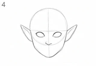 Step 4 of 12: Block in the eyes
