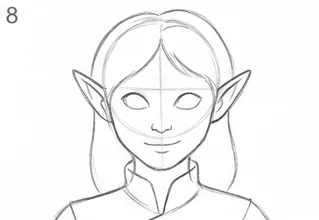 Step 8 of 12: Brows and eyelids